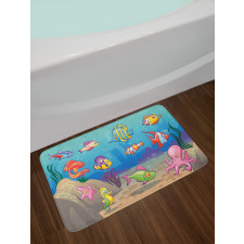 Colorful Under Sea Bath Mat