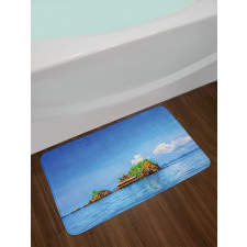 Idyllic Tropic Islands Bath Mat