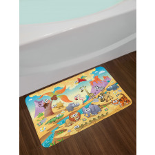 Nature Beasts Hippo Bath Mat