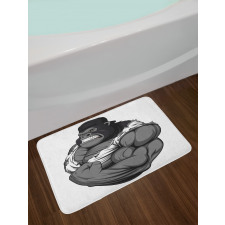 Animal Athlete Gorilla Bath Mat