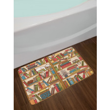 Nerd Bohem Cat Kitten Bath Mat