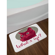 Love Words Cat Kitten Bath Mat