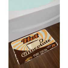 Retro Hot Beverage Bath Mat