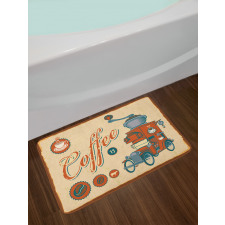 Truck Coffee Grinder Bath Mat