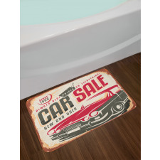 America Car Sale Sign Bath Mat