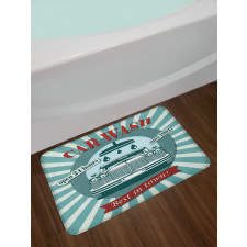 Car Wash Sign Commercial Bath Mat