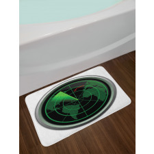 Plane Flight Screen Bath Mat