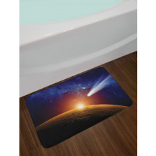 Dark Solar Scenery Bath Mat