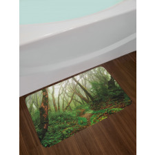 Exotic Jungle Forest Bath Mat