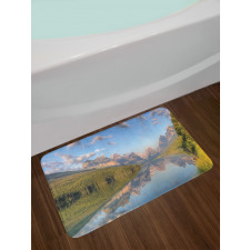 Lake Scene Bath Mat