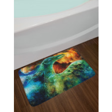 Mythical Phoenix Birth Bath Mat