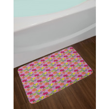 Wildlife Spring Peonies Bath Mat