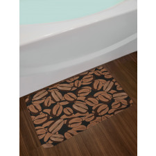 Graphic Image of Beans Seeds Bath Mat