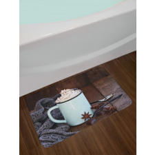 Hot Cocoa with Whipped Cream Bath Mat