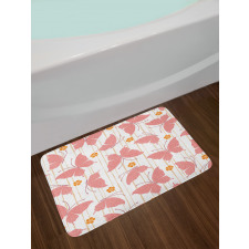 Flower Dots Bath Mat