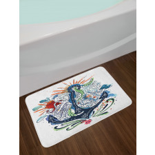 Ship Anchor with Sun Bath Mat