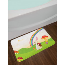 Bunny Easter Egg Kids Bath Mat