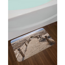 Coastal Holiday Ocean Bath Mat