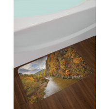 River Autumn Colors Bath Mat