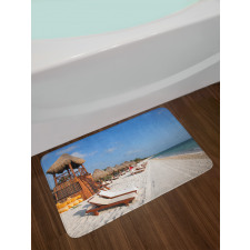 Real Life Photo of the Beach Bath Mat