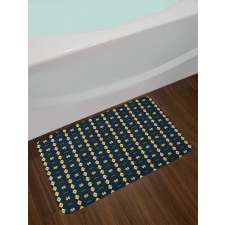 Minimalist Shapes Design Bath Mat