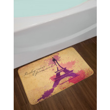 Pastel Splash Retro Bath Mat