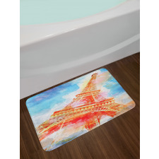 Eiffel Tower Bath Mat