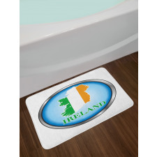 Modern Irish Layout Bath Mat