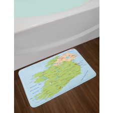 Irish Region European Bath Mat