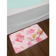 Minimalist Tree Braches Bath Mat