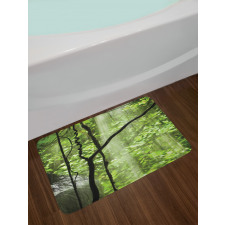 Jungle Waterfall Tree Bath Mat