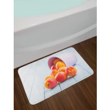 Tasty Food in Bucket Photo Bath Mat