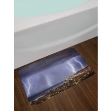 Dark Stormy Night Bath Mat