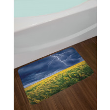 Thunder Bolt Rural Field Bath Mat