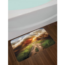 Big Rain Cloud Dazzling Bath Mat