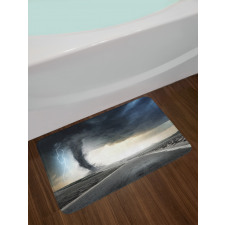 Black Tornado Funnel Gas Bath Mat