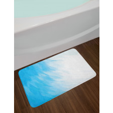 Waves Cloudy Sky Bath Mat