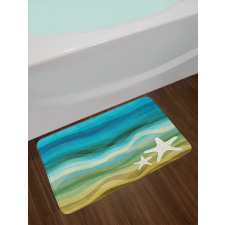 Modern Waves Starfish Bath Mat