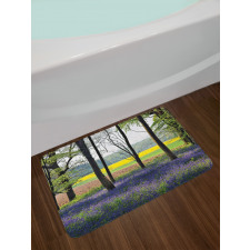 Bluebells Forest Rural Bath Mat