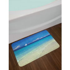 Exotic Seashore View Bath Mat