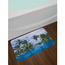 Infinity Pool Palm Bath Mat
