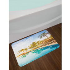 Resting Under Palms Bath Mat