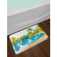 Pool Resort Travel Bath Mat