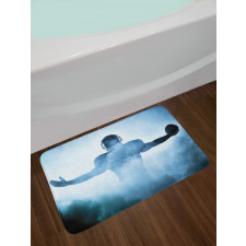 American Football Hero Bath Mat