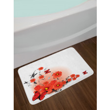 Cartoon Poppy Fresh Art Bath Mat