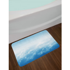 Peaceful Fluffy Clouds Bath Mat