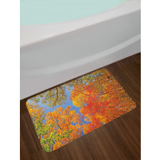 Forest in Autumn Bath Mat