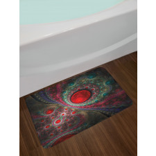 Vintage Abstract Forms Bath Mat