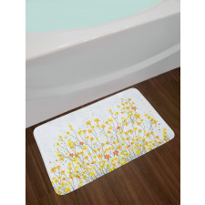 Daffodil Bloom Spring Bath Mat