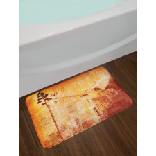 Retro French Street Bath Mat